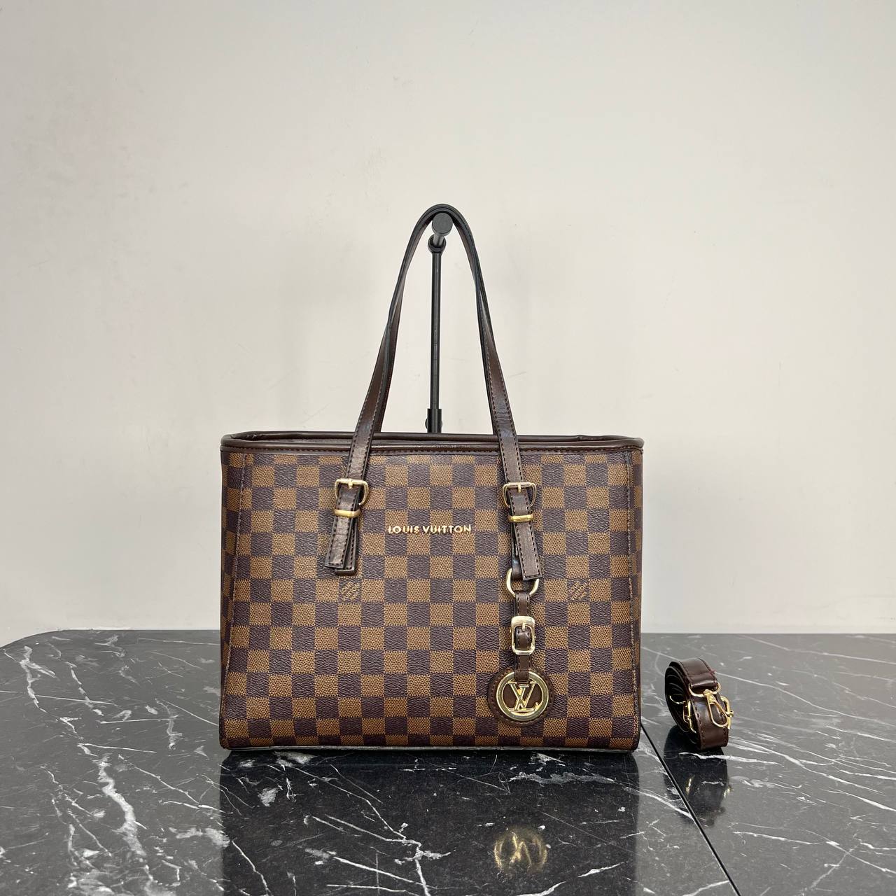 Oma-Schultertasche mit Reißverschluss