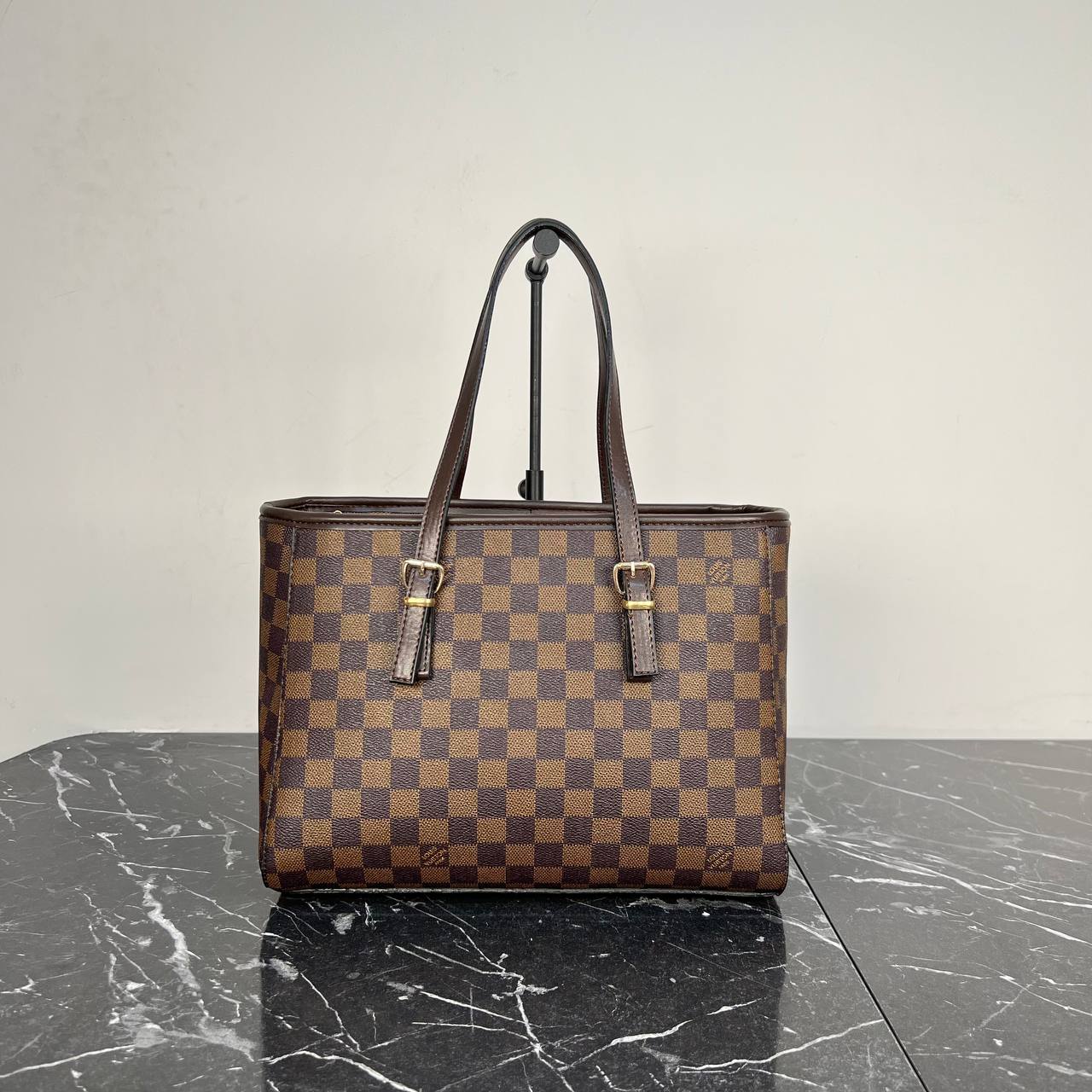 Oma-Schultertasche mit Reißverschluss